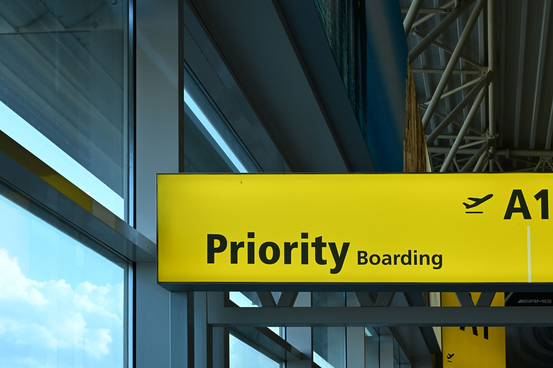 Priority boarding for Business Class passengers