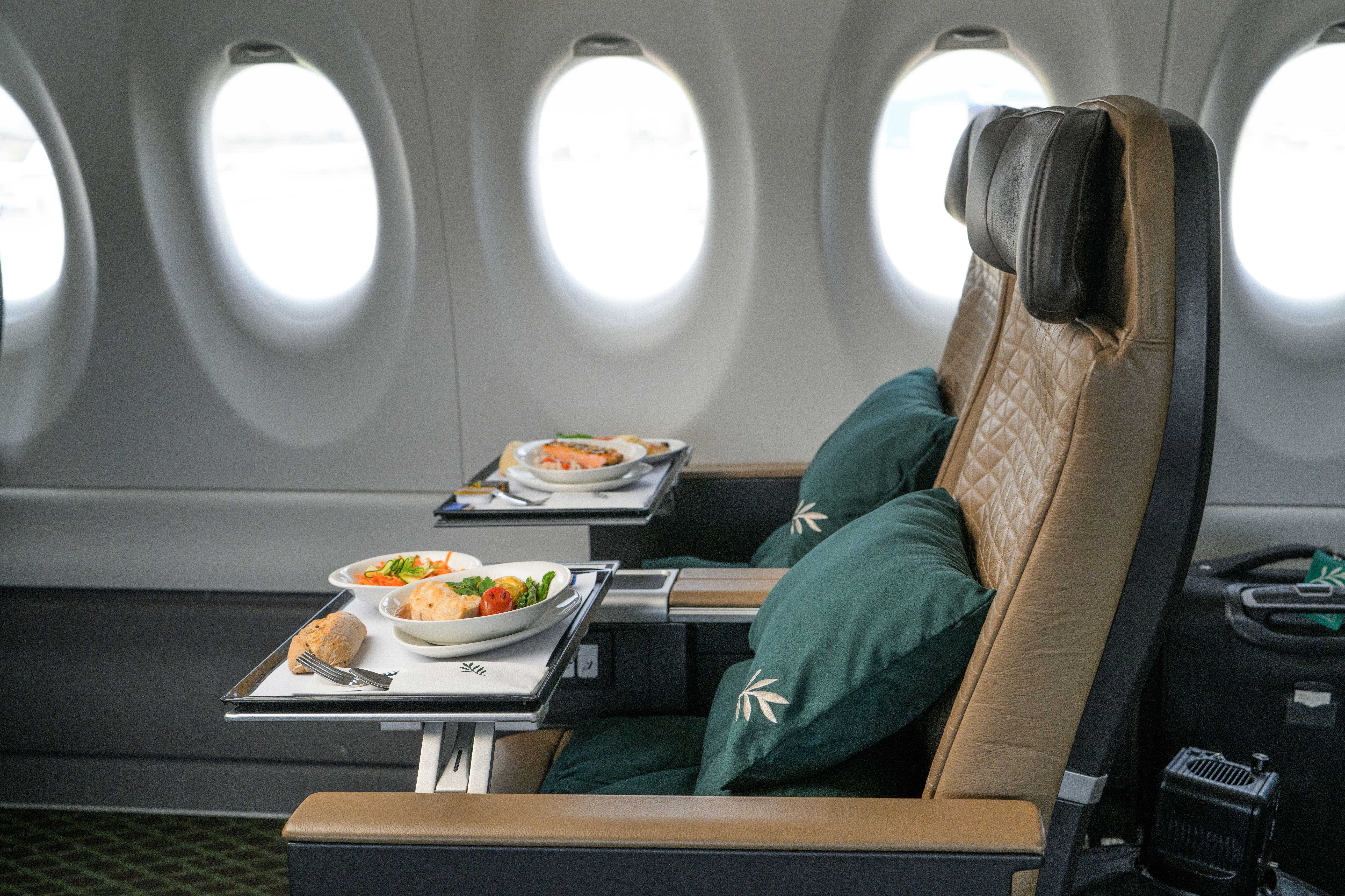 In-flight dining selection