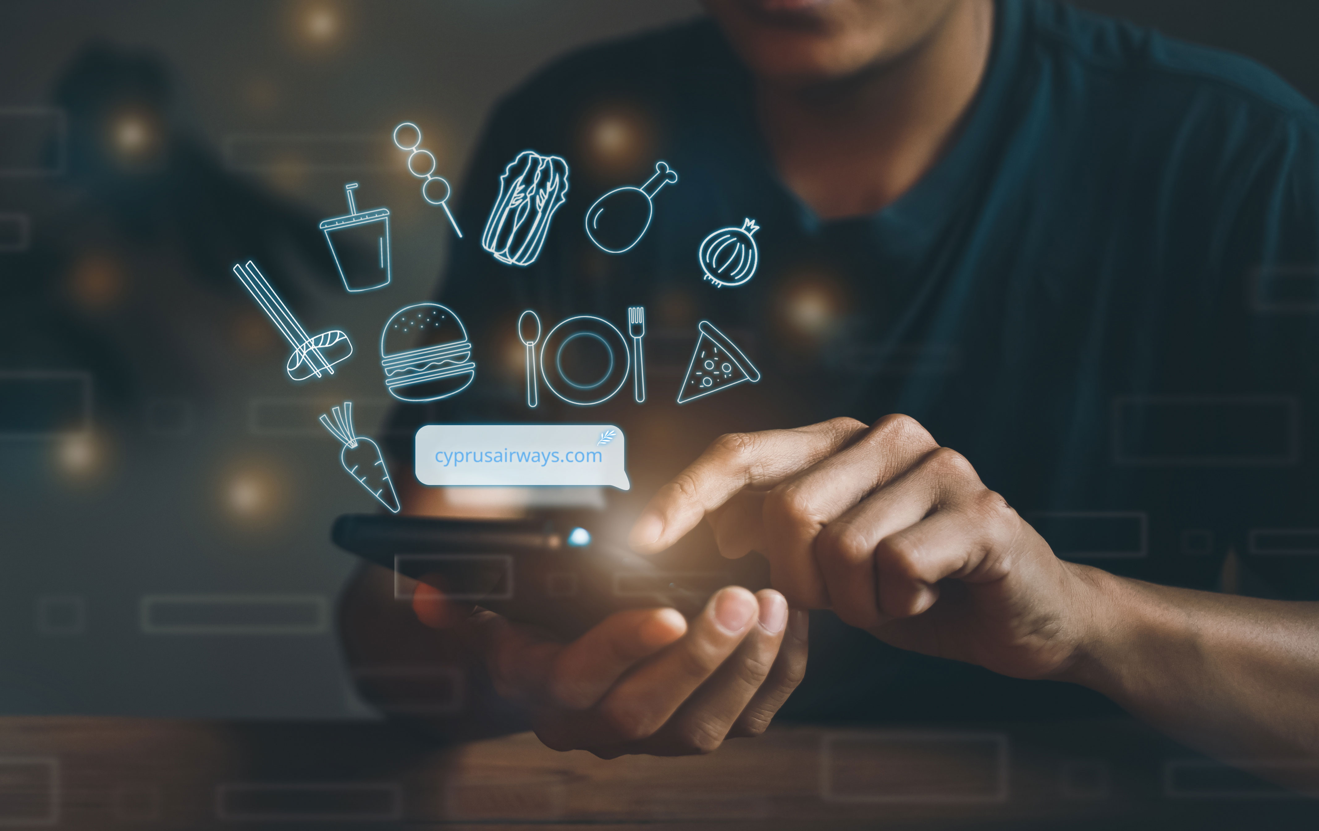 Pre-ordered meal selection